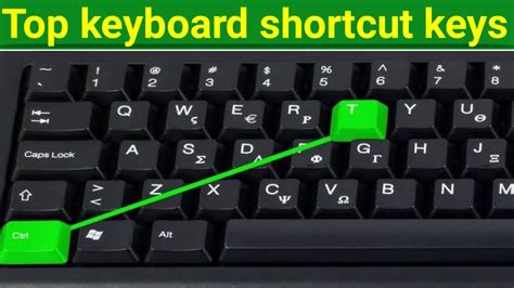 Top Keyboard Shortcut Keys Windows 7 81 And 10 Youtube