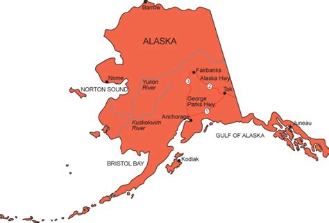 Where Is The Capital Of Alaska Located On A Map