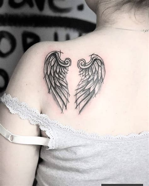 Top 121 Angel Wing Images Tattoos