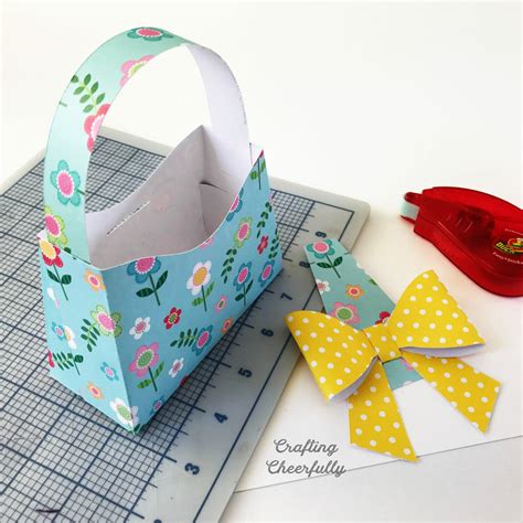 Diy Paper Purse Free Pattern Crafting Cheerfully