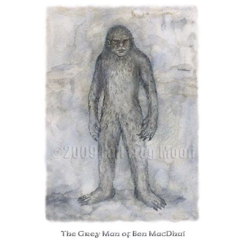 The Big Grey Man Of Ben Macdhui Print Etsy