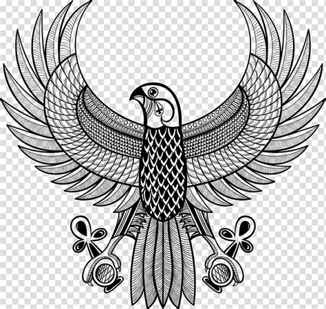 Ancient Egypt Symbol Eye Of Horus Ankh Decorative Bird Tattoo Tattoo