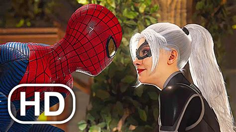 The Amazing Spider Man Has A Son With Black Cat Scene 4k Ultra Hd