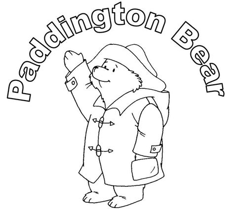 Paddington Bear Coloring Pages - Coloring Home
