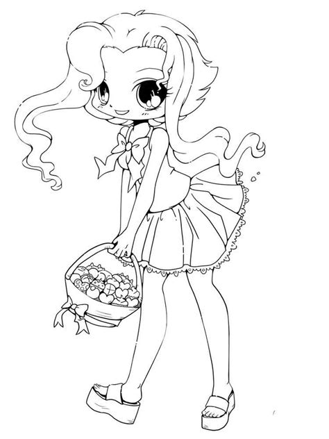 Devil anime girls coloring pages. Chibi coloring pages. Free Printable Chibi coloring pages.