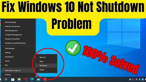 How To Fix Windows 10 Not Shutdown Problem 100 Solved Windows 10
