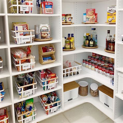 Organized Stocked Pantry Cool Kitchens Kitchen Storage Food Storage