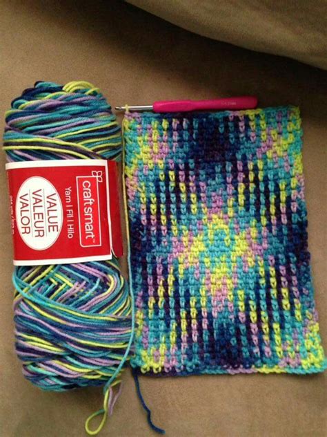 Crochet Color Pooling With Variegated Yarn Pooling Crochet