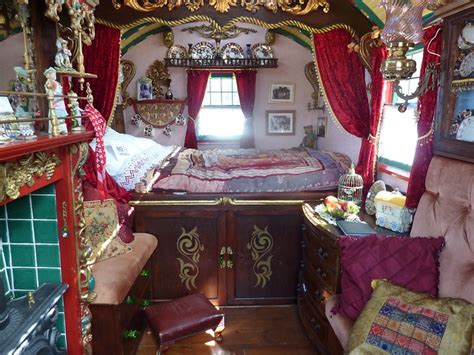 Inside The Restored Gypsy Caravan Flickr Photo Sharing