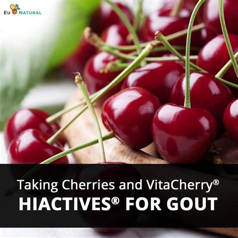 Taking Cherries And Vitacherry® Hiactives® For Gout Eu Natural Gout