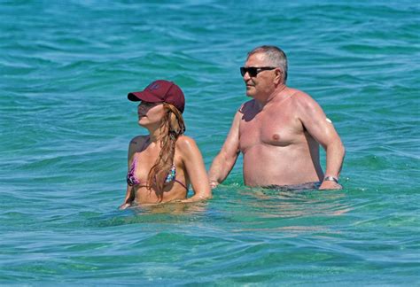 Lola Marois And Jean Marie Bigard Are Seen Swimming In Saint Tropez 19 Photos Thefappening