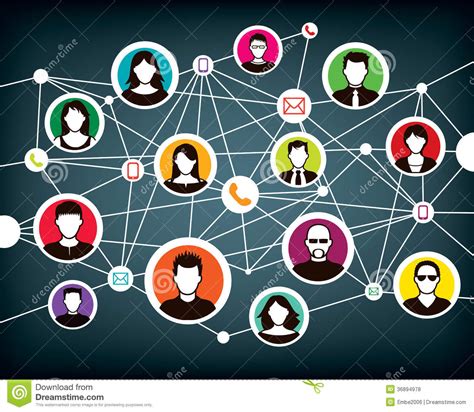 Communication Network People Royalty Free Stock Photos