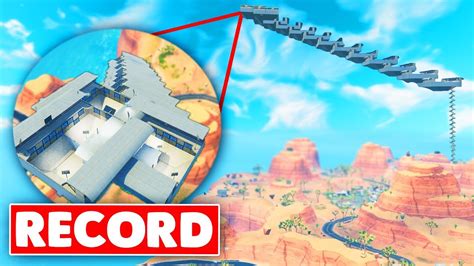 Max Height World Record In Fortnite Mythbusters Youtube