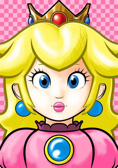 Princess Peach By Thuddleston On Deviantart Princess Peach Cute Easy Drawings Peach Mario Bros