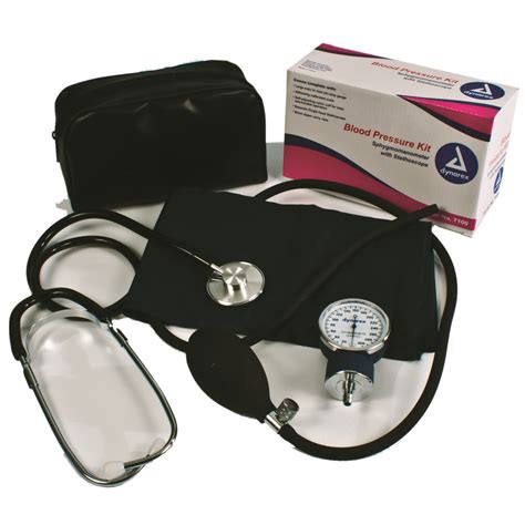 Dynarex Blood Pressure Kit Sphygmomanometer W Stethoscope Sterling