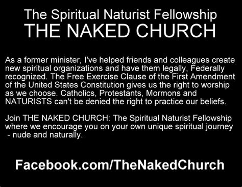 GayTravelersMagazine On Twitter Join THE NAKED CHURCH The Spiritual