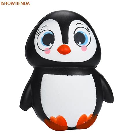 Cute Pu Penguins Squishy Slow Rising Cream Scented Decompression Toys