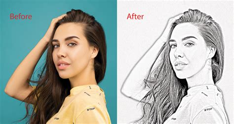 Convert An Image Into A Pencil Sketch In Photoshop Behance