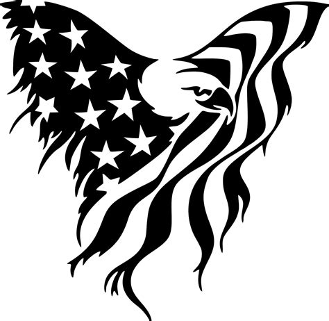 Usa Flag Stencil