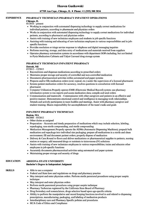This section is designed to give the hiring manager all of the information they need to determine if your resume is a keeper, or destined for the trash can. Pharmacy Technician Resume | IPASPHOTO