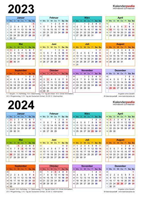 Klein 2023 24 Calendar Printable Calendar 2023