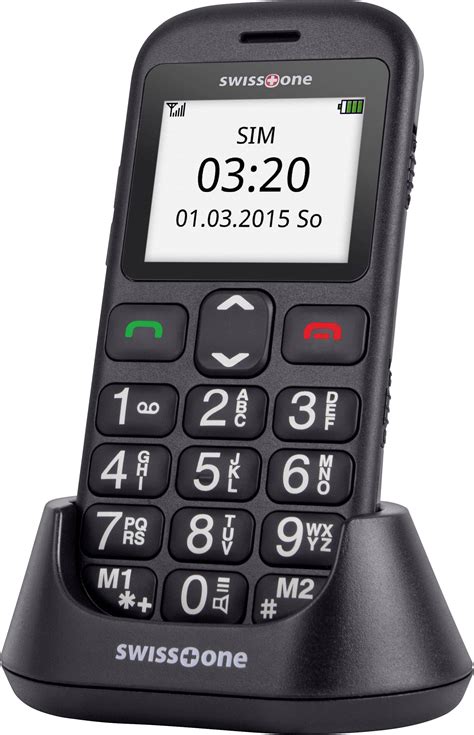 Téléphone Portable Pour Séniors Swisstone Bbm 320c Avec Station De