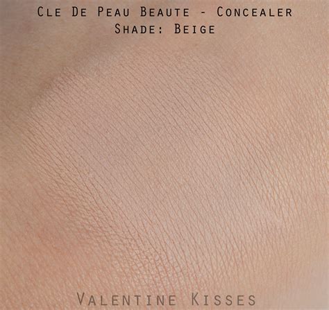 Valentine Kisses Cle De Peau Beaute Concealer Beige Before And After