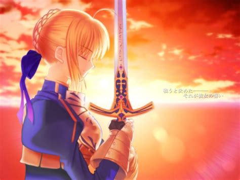Arturia The King Of Kinghts Fate Stay Night Photo