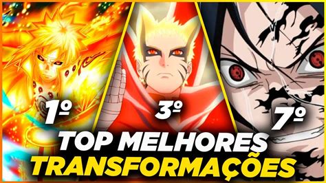 As TransformaÇÕes Mais Fortes De Naruto Youtube