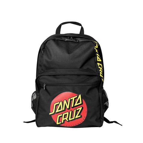 Santa Cruz Classic Dot Backpack 1275 X 175 X75 Black Yeah