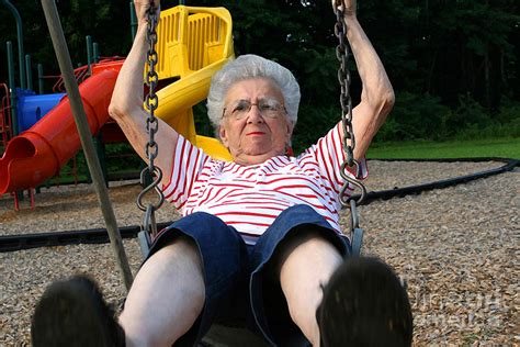 Swinging Grandmother Photograph By Susan Stevenson Fine Art America