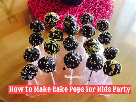 How To Make Cake Pops For Kids Parties Delishably