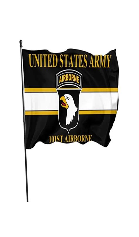 Army 101st Airborne Division Flags 3x5ft Outdoor Singlelayer 100d