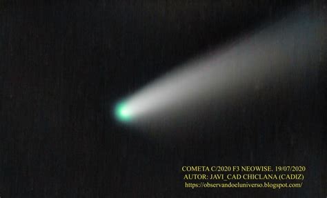 Observando El Universo Cometa C2020 F3 Neowise Usando Telescopio