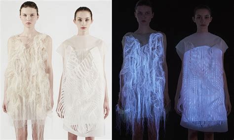 The Dress That Moves When You Look At It Hi Tech Glow In The Dark