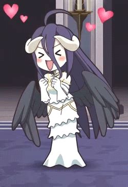 Cheerful Chibi Albedo Overlord Know Your Meme