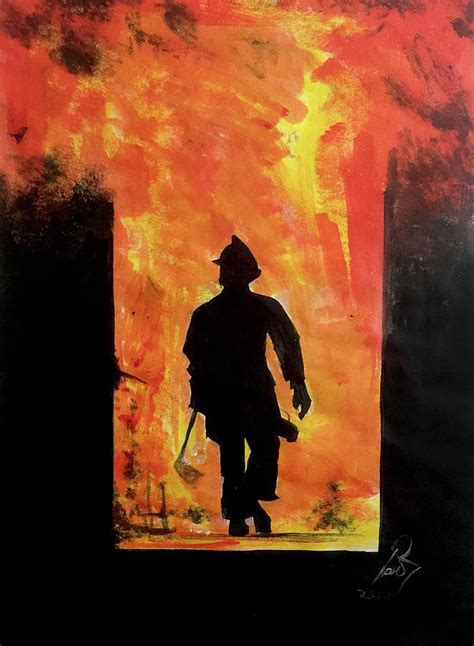 Fireman Painting
