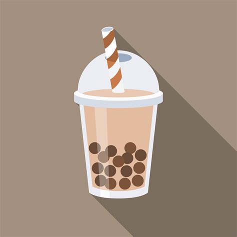 A combination of thai tea and bubble tea, this easy boba tea recipe is fun, delicious, and the learn all about boba and how to make thai bubble tea right at home using just a handful of simple. Bubble tea or Pearl milk tea vector illustration 647354 ...