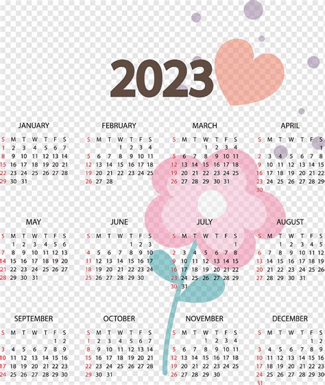 Calendário 2023 Png Pngwing