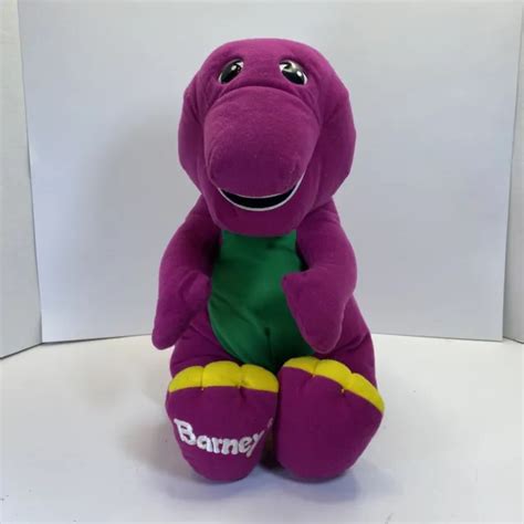 Vintage Barney The Purple Dinosaur Talking Plush Doll Playskool 71245