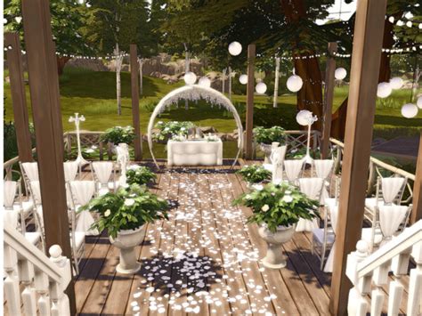 Wedding Barn No Cc By Sarinasims From Tsr Sims 4 Downloads