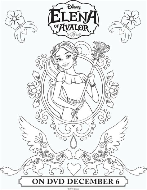 Princess Elena Of Avalor Coloring Coloring Pages