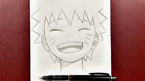 Easy To Draw How To Draw Kid Naruto Step By Step Using Just A Pencil