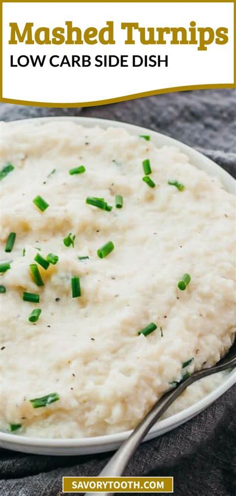 These Mashed Turnips Are Thick And Creamy With Delicious Garlic