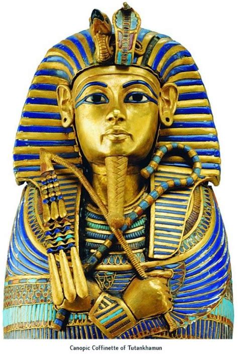King Tutankhamun Coffinette Art égyptien Dessin égyptien Égypte Antique