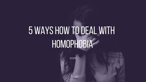 5 Ways How To Deal With Homophobia Unite Uk