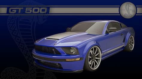 Shelby Gt500 Blau Ford Adyp Shelby Mustang Gt500 Blau Autos Hd