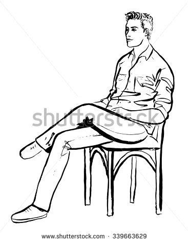 Gesture drawing can really help you capture a subtle motion, a look someone gives a loved one, or a when working in a life drawing class i was trained to draw poses in 30 seconds to two minutes. Person Sitting Drawing at GetDrawings | Free download