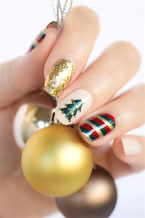 Mix'n'Match Christmas Nail Art Tutorial Посмотрите твиты по теме «#christmasnails» в твиттере.