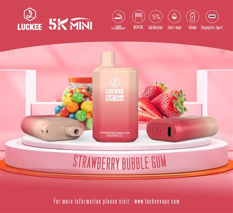 Luckee 5k Mini 5000 Puffs Disposable Vape With Mesh Coil Type C 5 Uldvape